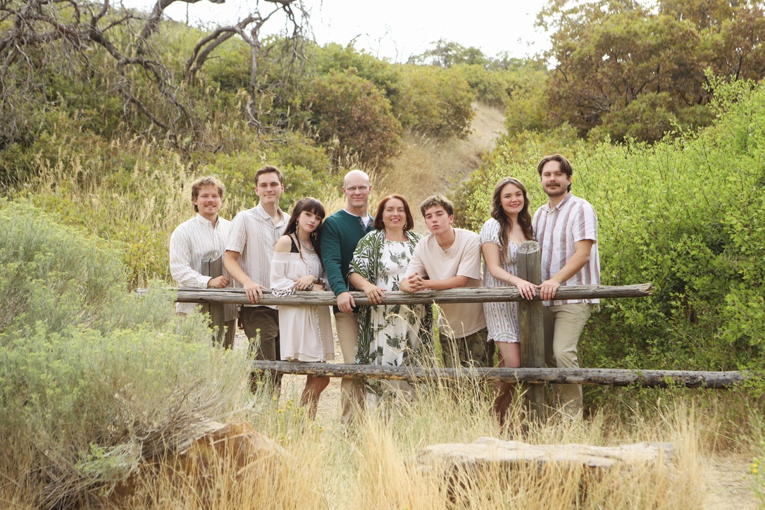 Photograph of Sylwia Hardman with her family